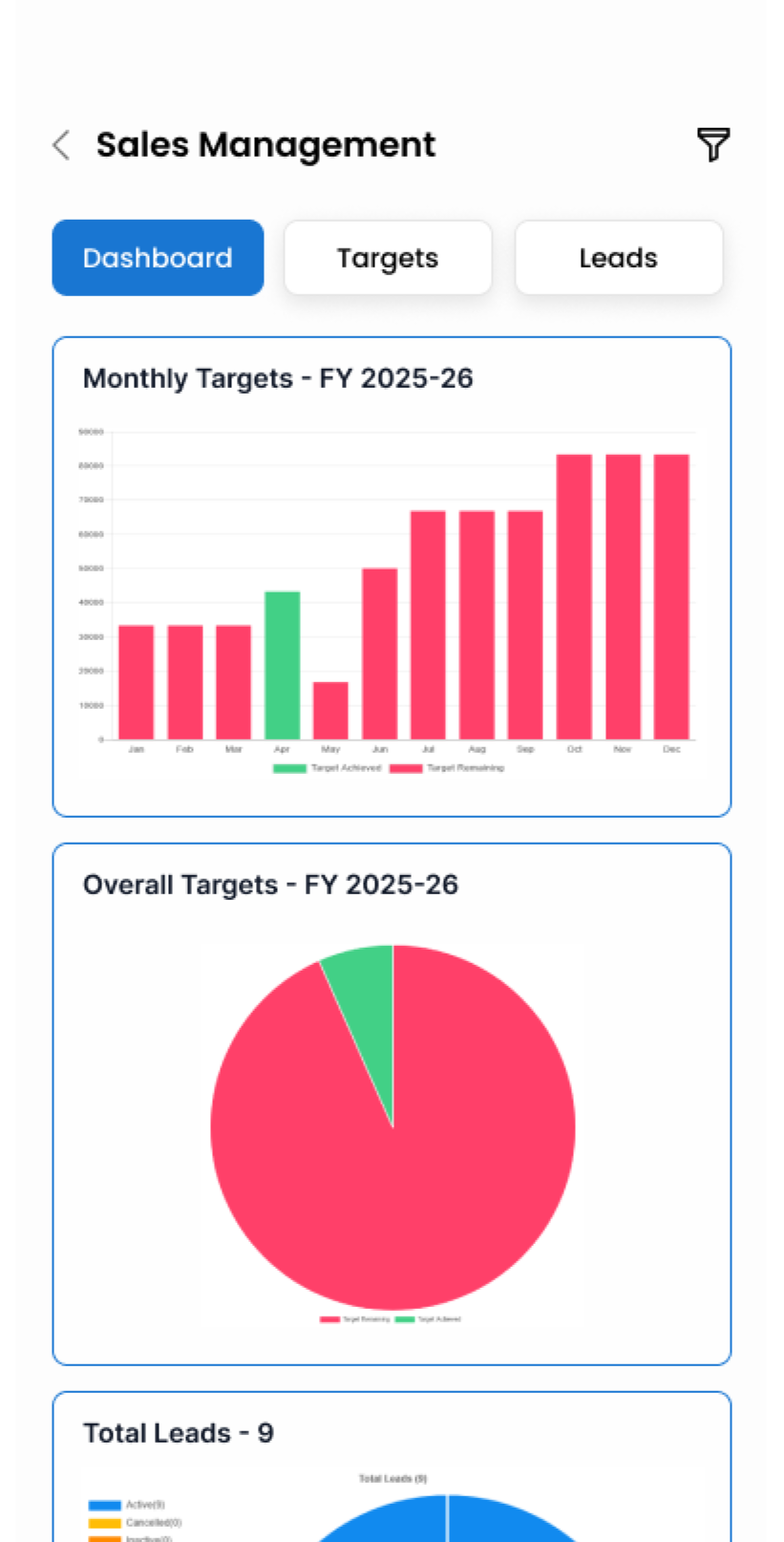 Kasturi HR mobile app screen